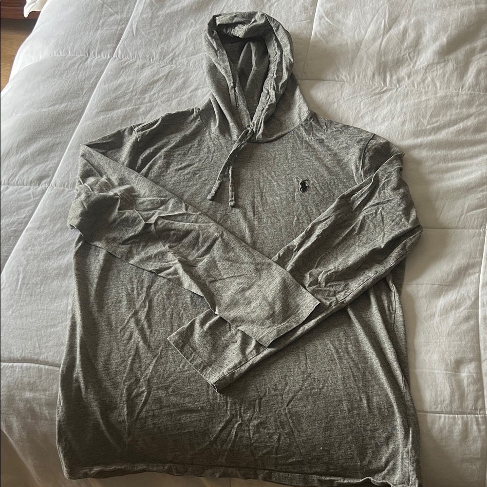 Polo Ralph Lauren Men's Casual Gray Hoodie